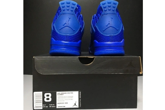 Rep EP JORDAN “HYPER 4 AQ3559-400 AIR AQ3559-400 FLYKNIT ROYAL” 0418